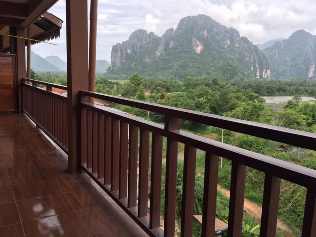 Happy River View Hotel Vang Vieng Exteriér fotografie