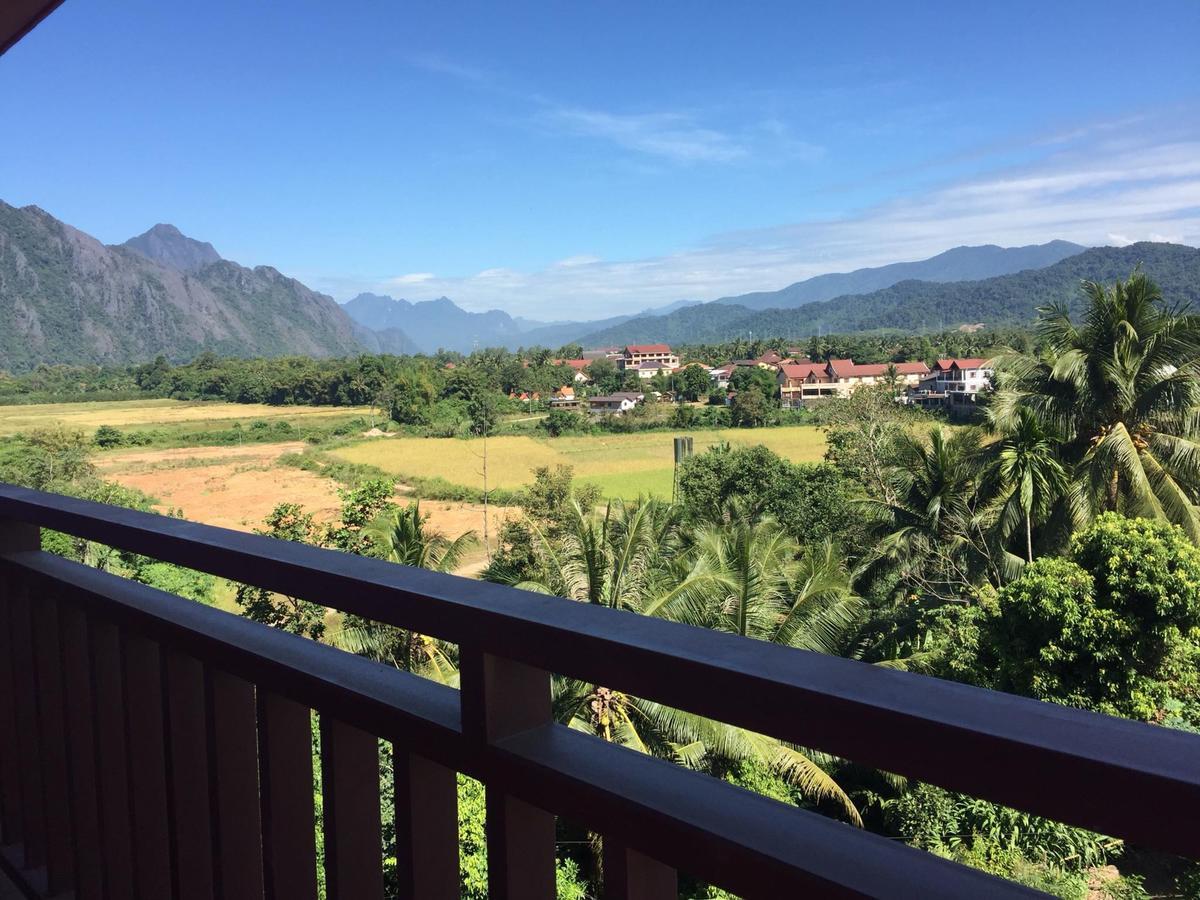 Happy River View Hotel Vang Vieng Exteriér fotografie