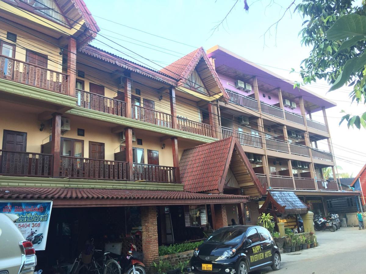 Happy River View Hotel Vang Vieng Exteriér fotografie