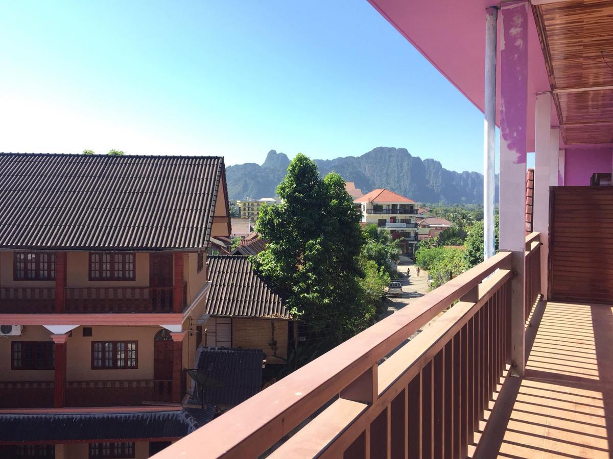Happy River View Hotel Vang Vieng Exteriér fotografie